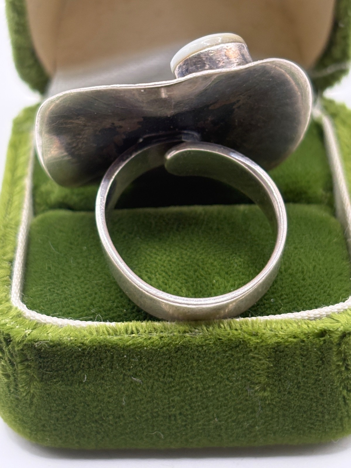 Sterling Silver Round Adjustable Ring - image 3