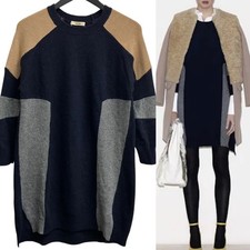 Celine Phoebe Philo 2010 Lookbook Knit Colorblock Dress