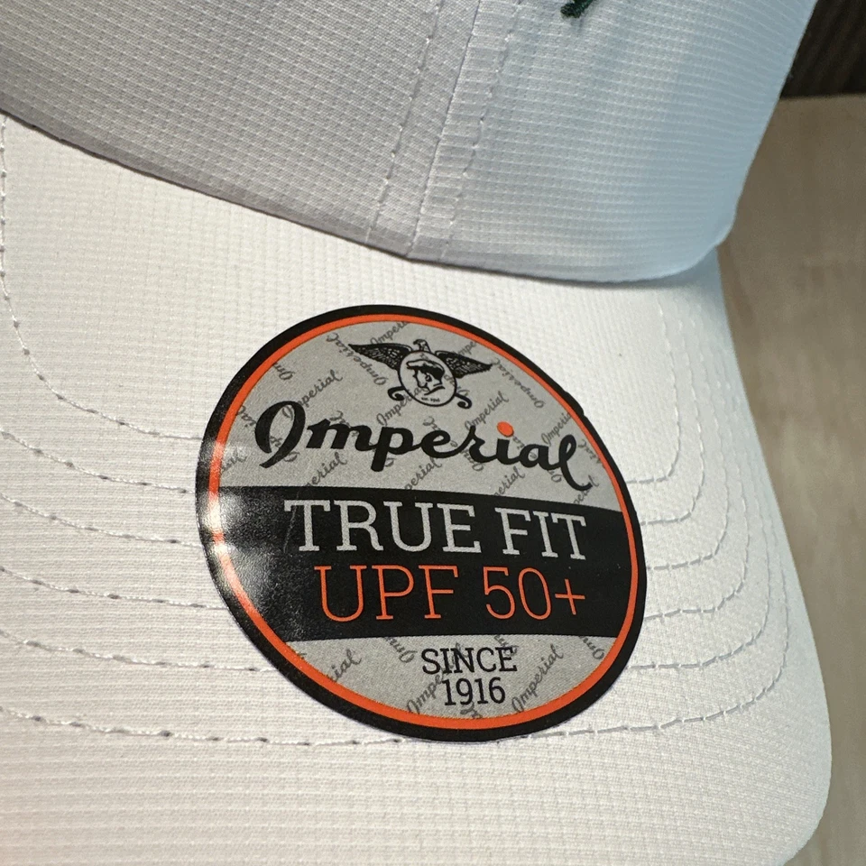 Country Club of Petersburg Golf Hat Cap Imperial New NWT Virginia 1921 White CC - Image 3 of 4