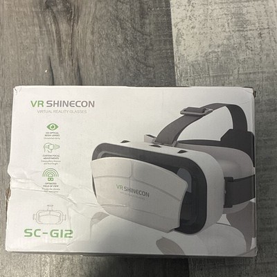 VR SHINECON Smartphone VR Headset VR Goggles, Model VR SHINECON, White/Black