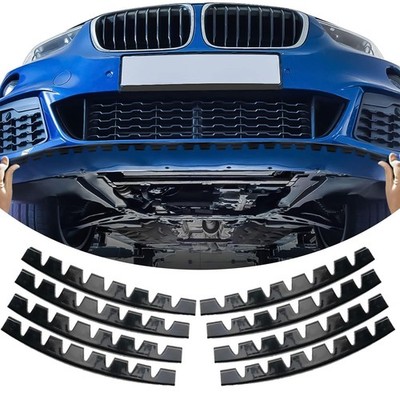 8x For Mercedes Benz Car SUV Front Bumper Lip Scrape Guard Skid Plate Protector