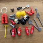 Vintage Playmobil fire station 3234 3367 3403 3491 3525 parts lot