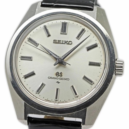 GRAND SEIKO 44GS Ref.4420-9000 Silver Dial Manual Wind 38mm Men's watch leather