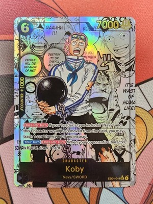 Bandai One Piece TCG Koby EB04-044 SR Manga OP15 Adventure on