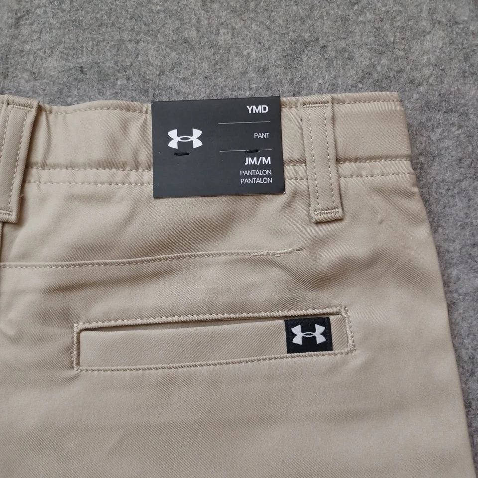 Under Armour брюки для мальчиков молодежи средний желтовато-коричневый производительности гольф Chino брюки новый с Ярлыками $60 - Изображение 2 из 4