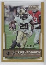 2016 Score Jumbo Gold Zone 11/99 Khiry Robinson #201 0a3