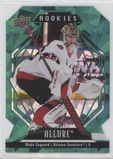 2022-23 Upper Deck Allure Rookies Green Rainbow Die-Cut 38/99 Mads Sogaard 0l45