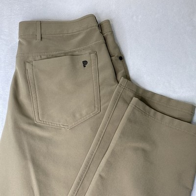 Public Rec Workday Pant 2.0 Mens 36x32 Khaki Golf Chino Straight Stretch Wedding