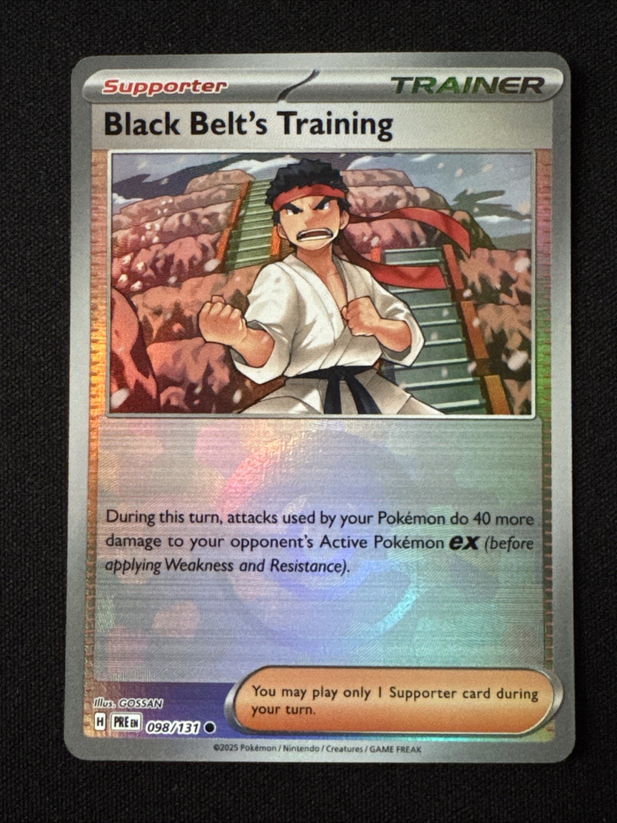 Black Belt's Training 98/131 Poke Ball Prismatic Evolutions PRE -NM- Pokemon TCG