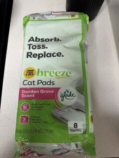 Purina Tidy Cats Breeze Cat Pads Garden Grove Scent Litter Pad Refills 8 Ct NEW