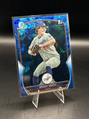 2023 Bowman Chrome Sapphire Brady Smith 1st Bowman Dodgers BDC-109 