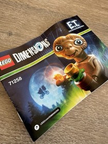 Vintage Lego Manual ET Lego Dimensions E.T. 71258