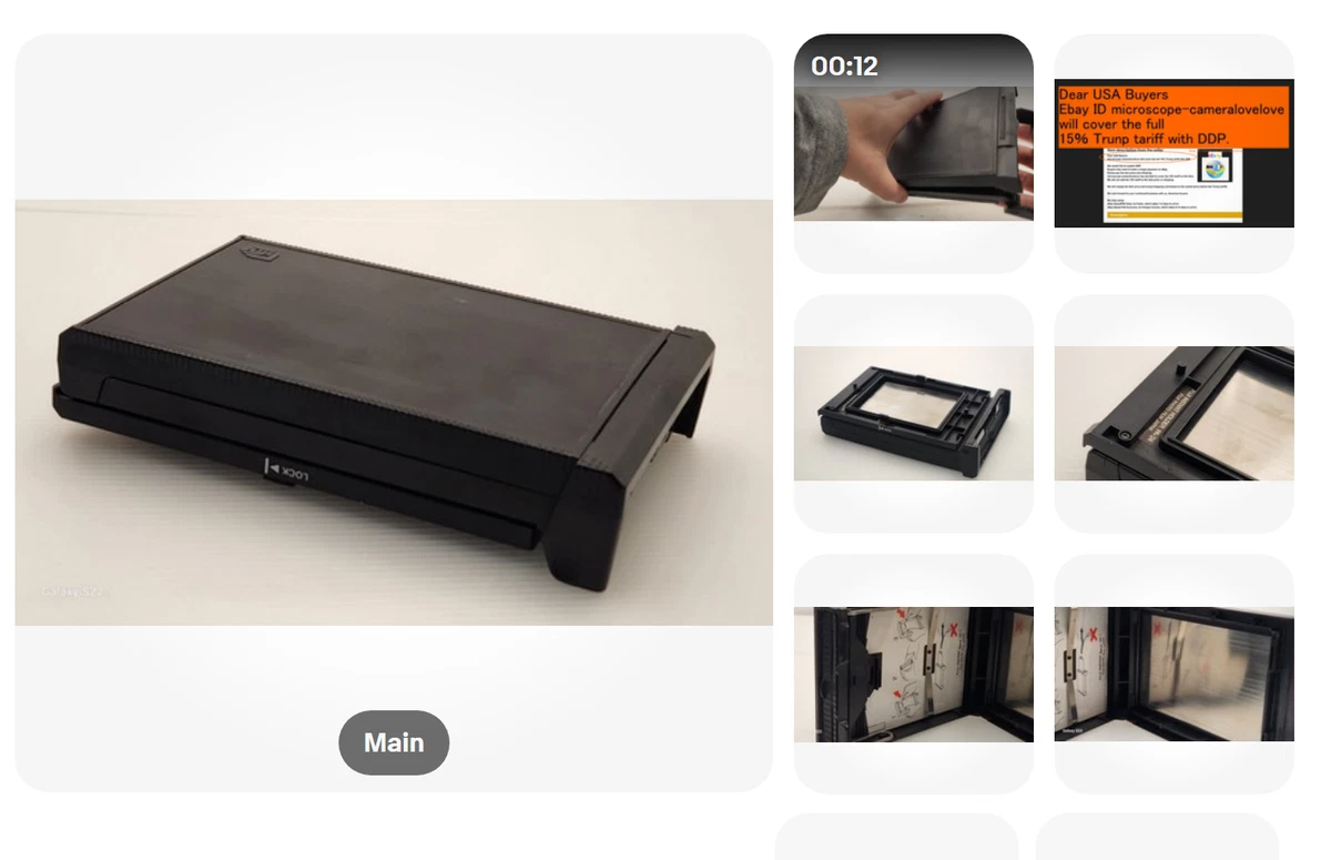 Fujifilm Instant Film Backs for Medium Format Camera Film Backs