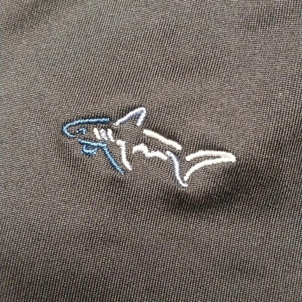 Pullover Greg Norman Performance Golf Para Hombre 1/4 Cremallera Talla XL Negro Mangas Largas Foto 4 de 4