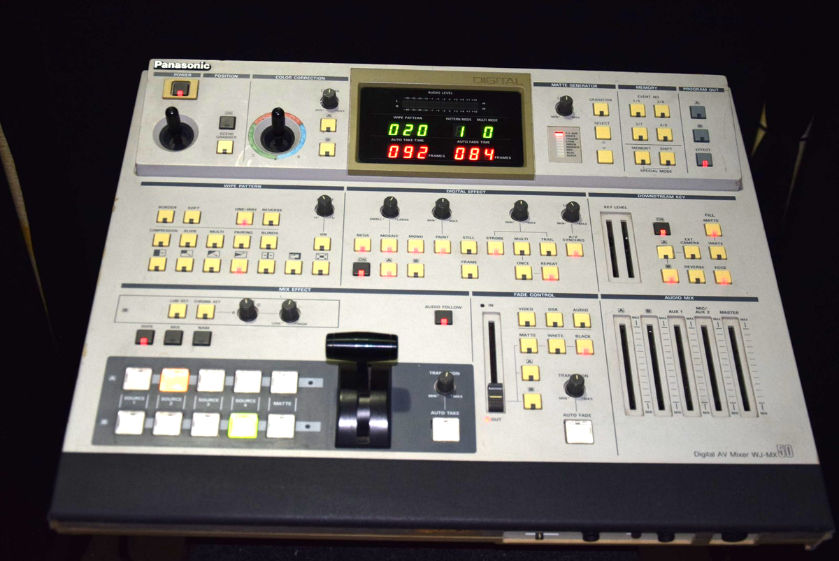 Panasonic WJ-MX50 Digital AV Mixer / Video Switcher – Working | eBay