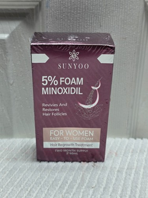 #ad 5% Minoxidil Foam for Hair Thinning and Hair Loss Hair Growth Treatment Women B $22.70