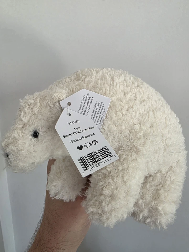 Genuine Jellycat Small Wistful Polar Bear New With Tags - Image 2 of 4