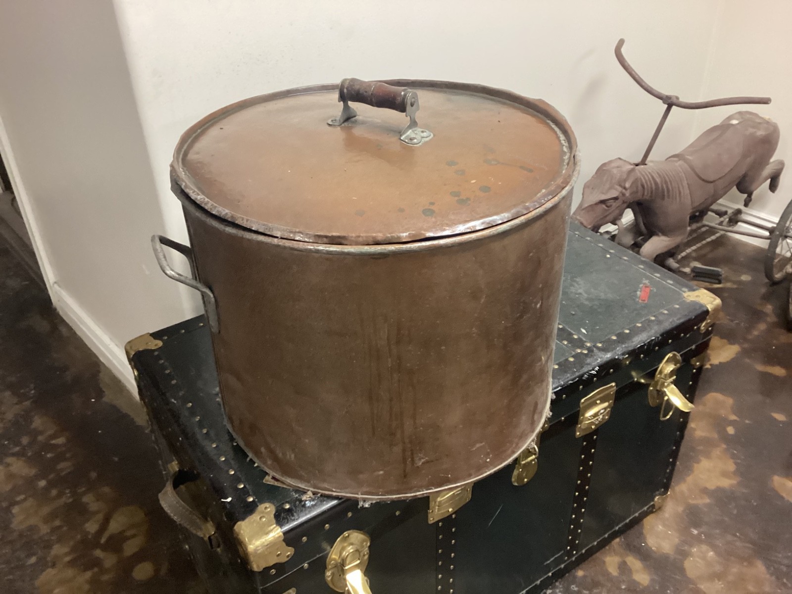 Vintage Antique Copper Moonshine Distiller