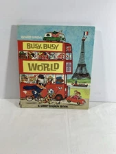 Richard Scarry / Busy Busy World 1st Edition 1965 Book Has Some Damage