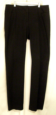 #7942 NICE!! NEW 'YVOS' THICK BLACK DRESS PANTS SIZE 10 