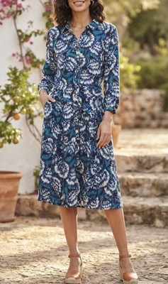 Kleid Sommerkleid  Größe L 40  Clements Ribeiro Blau Türkis