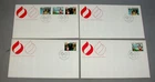 4 Canada Olympic 1976 First Day Covers  Scott # 681 - 683 + 3 Info Brochures