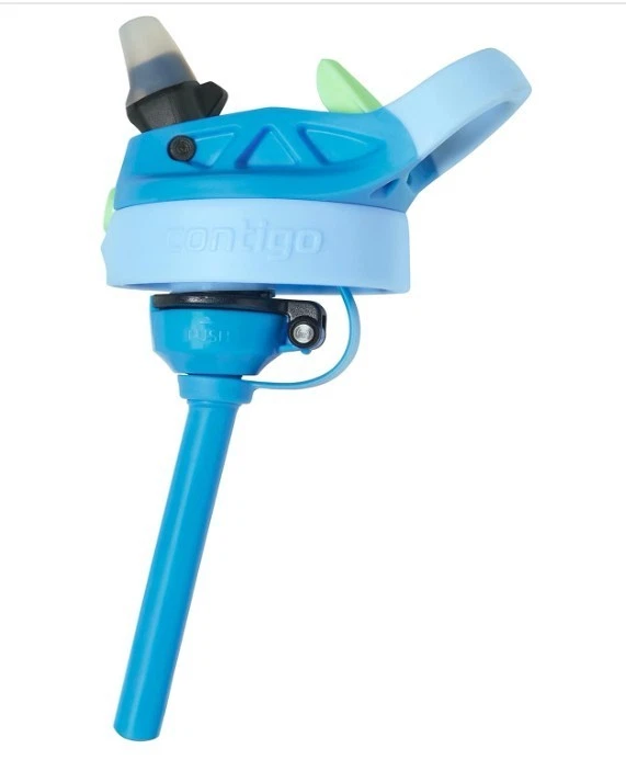 Бутылки для воды Contigo Kids Autospout 14 унций 2 упаковки синий мак/перивинкль НОВЫЕ - Изображение 4 из 4