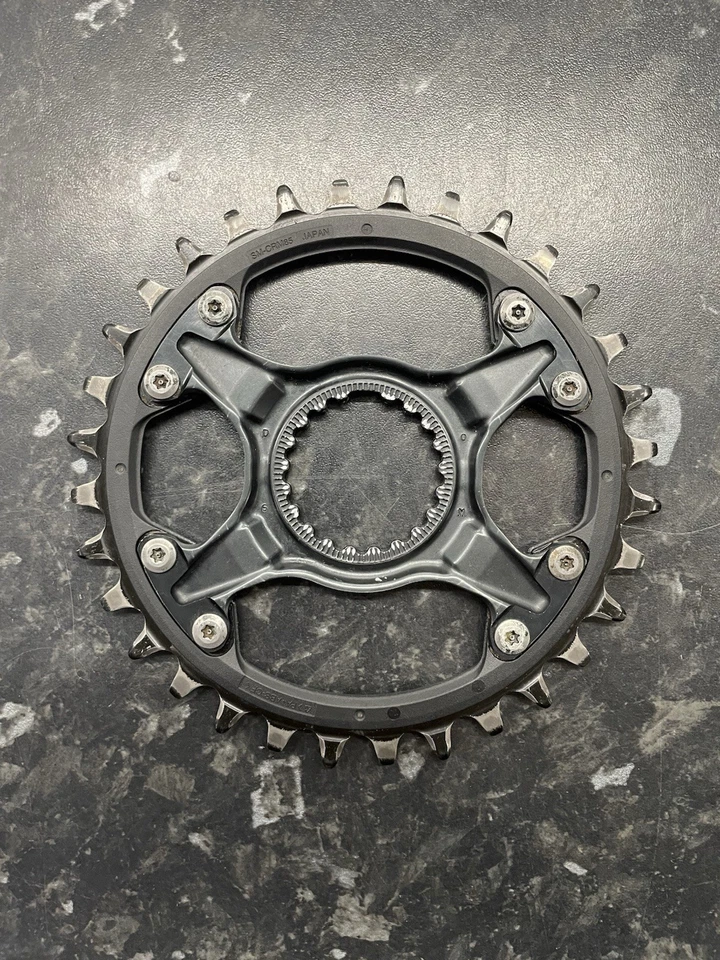 Shimano XT M8100 Chainring 1x12 - 32T - Black - Image 2 of 2