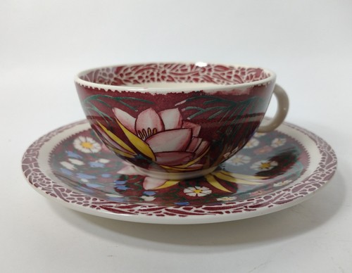 Vernon Kilns Metlox LEI LANI Ultra Shape Aloha Don Blanding Cups & Saucers NOS - Bild 3 von 8