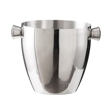 Convenient Wide Mouth Ice Bucket Retrieve Ice Cubes or Garnishes with Ease