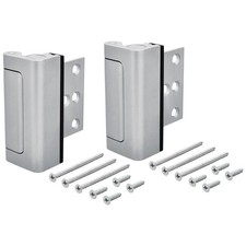 2 Pack 3 Inch Door Reinforcement Privacy Latch Satin Nickel Childproof