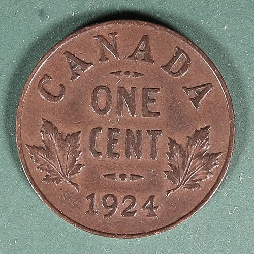1924 Canada Small Cent — photo from another recent sale