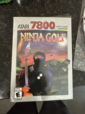 Atari 7800 Ninja Golf Deep Silver 2024 New Sealed Video Game Cartridge
