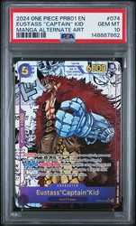 Eustass 'Captain' Kid Manga Alternate Art OP05-074 Awakening of the New Era