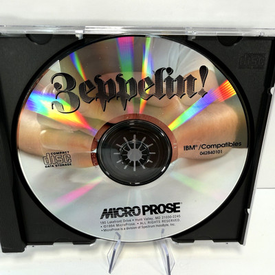 Zeppelin PC Game MicroProse 1994 IBM Compatible CD-ROM Disc Only