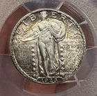 New Listing1928-S Standing Liberty Quarter PCGS graded AU55, New PCGS label Lt Rim Toning