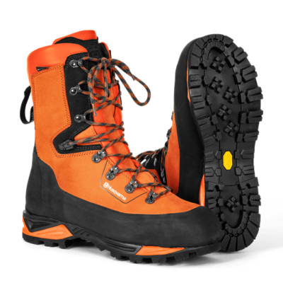 Husqvarna Sicherheitsleder wasserdichte Motorsägenstiefel mit Sägeschutz technisch