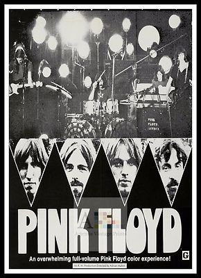 Pink Floyd Live At Pompeii 2 Rock /& Roll Movie Posters Classic /& Vintage Films