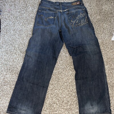 Vintage 1972 Ecko Unltd Baggy-Fit , RN93536 Jeans . Size 34