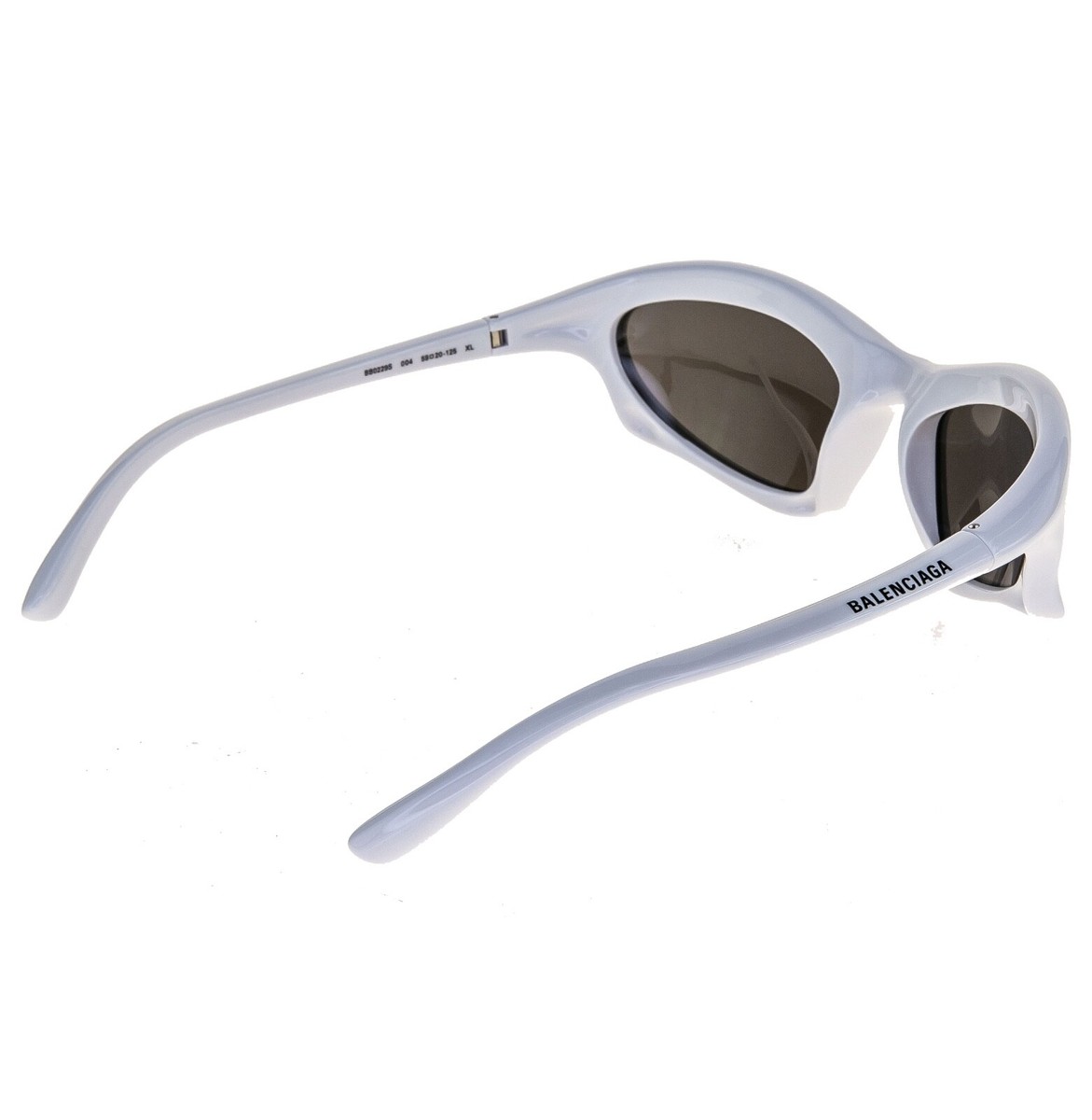 小物 Balenciaga BB0229S 004 59 Sunglasses Balenciaga Grey Wrap Men's Sunglasses BB0229S 004 59