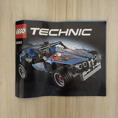 Lego Technic 42022 Hot Rod Instruction Booklet Only Good Condition UK - Main Image