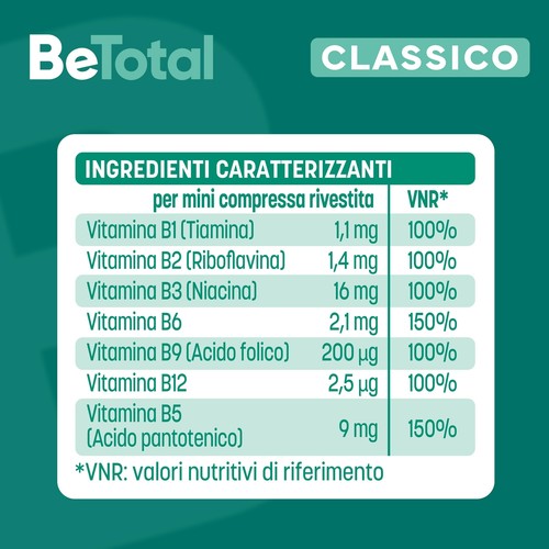 Be-Total Compresse Integratore Alimentare di Vitamina B Riattiva l’Energia Ri... - Imagen 6 de 7