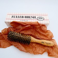 Fuller Hair Brush Oak Club Wood Handle 10004 Genuine Pure Boar Bristle NEW VTG