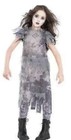 Ghostly Zombie Halloween Costume Kids Zombie Goth Cosplay Costume Child M 8-10