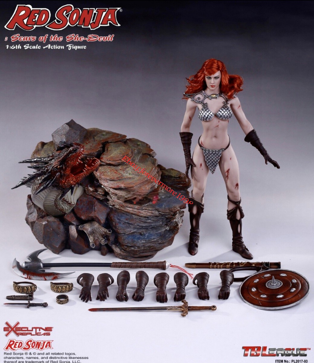 アメコミ RED SONIJA STATUE 1/6 Scale TBLeague Red Sonja 1/6 Action Figure Model Collectible