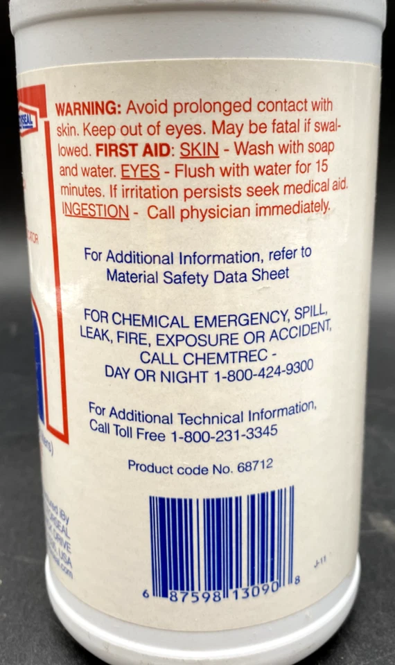 (3) RECTORSEAL 8-WAY BOILER WATER TREATMENT, STEAM & HOT WATER, COLOR-CODED CURE - Image 3 of 4