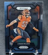 Logan Wilson 2023 Panini PRIZM Football Card Base Set #60 Cincinnati Bengals