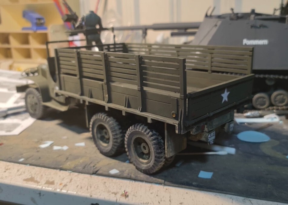 1/18 3d printed tank US GMC CCKW-353 2.5-ton 10 wheel heavy-duty