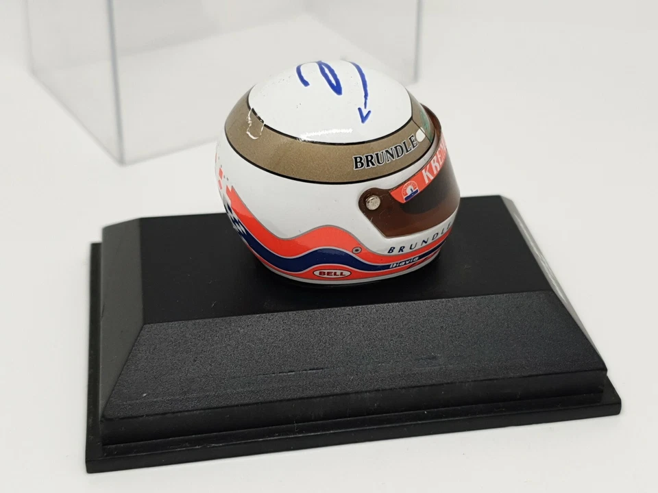 CASCO MARTIN BRUNDLE F1 JORDAN 1996 1:8 Minichamps Caschi Die Cast Modellino - Immagine 4 di 4