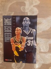 1997-98 NBA Hoops Reggie Miller Basketball Card #339